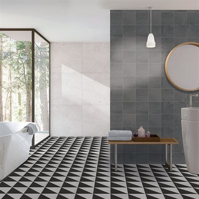 Soho Studio GeoPrism 8" x 8" Cement Dos Gray