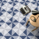 Soho Studio GeoPrism 8" x 8" Terrazzo Deco Navy