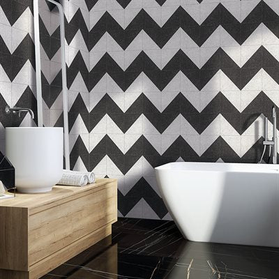 Soho Studio GeoPrism 8" x 8" Terrazzo Dos Grigio