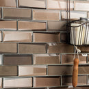 Soho Studio Newbev 12.14" x 12.53" Bricks Bronze