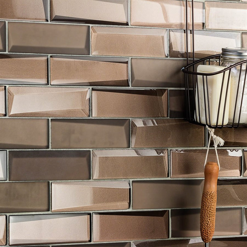 Soho Studio Newbev 12.14" x 12.53" Bricks Bronze