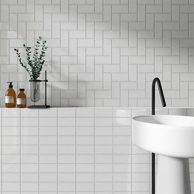 Soho Studio Market Street 3" x 6" Light Gray