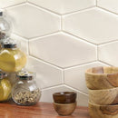 Soho Studio Rumba Diamond 4" x 8" Ivory