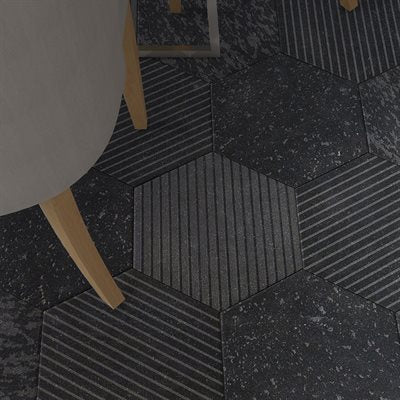 Soho Studio Casterly Rock Deco 8.86" x 10.20" Antracita