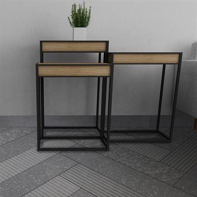 Soho Studio Casterly Rock Deco 4" x 19" Gris