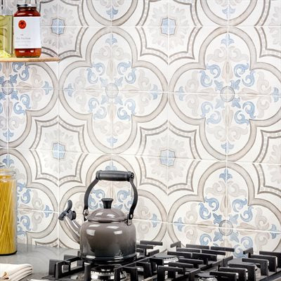 Soho Studio Decor 8" x 8" Daiza White