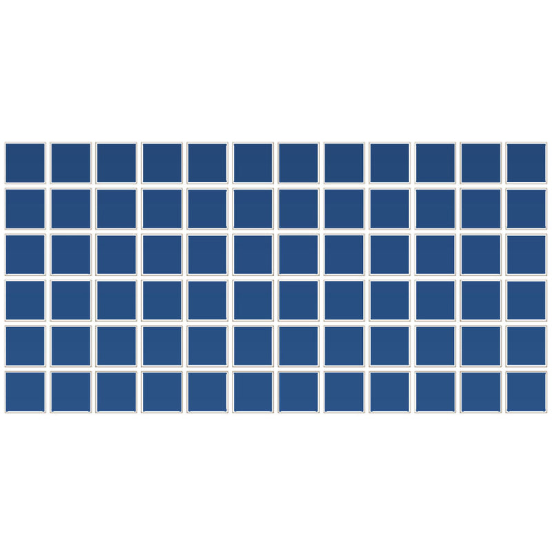 Daltile Color Wheel Mosaic 2 x 2 12" x 24"-Ceramic Mosaic-Daltile-Sea Breeze-12" x 24"-State Tile