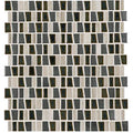 Marazzi Midpark Mosaics Trapezoid 12" x 12.57"-Glass & Stone Mosaic-Marazzi-Shadow-12" x 12.57"-State Tile