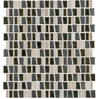 Marazzi Midpark Mosaics Trapezoid 12" x 12.57"-Glass & Stone Mosaic-Marazzi-Shadow-12" x 12.57"-State Tile