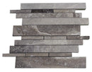 Atlantic Stone Source Mosaic Tiles Linear 12" x 12"-Marble Mosaic-Atlantic Stone Source-Silver Marble-12" x 12"-State Tile