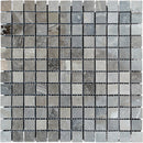 Atlantic Stone Source Mosaic Tiles 1 x 1 12" x 12"-Marble Mosaic-Atlantic Stone Source-Silver Fantasy Marble-12" x 12"-State Tile