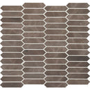 Marazzi Candora Linear Hex 12.37" x 13.32"-Natural Stone Mosaic-Marazzi-Sincere Brown-12.37" x 13.32"-State Tile