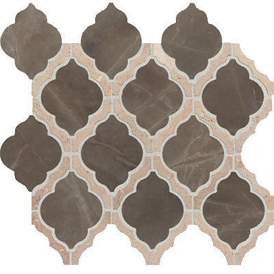 Marazzi Candora 11.69" x 12"-Natural Stone Mosaic-Marazzi-Sincere Brown Blend-11.69" x 12"-State Tile