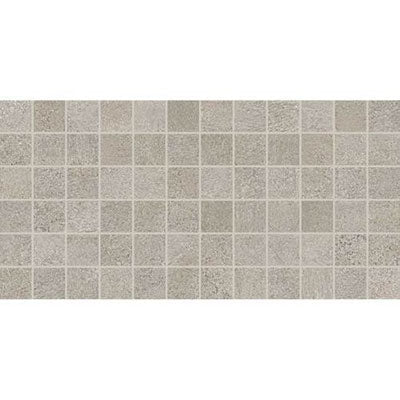 Daltile Reminiscent 2 x 2 12" x 24"-Porcelain Mosaic-Daltile-Souvenir Gray Mosaic-12" x 24"-State Tile