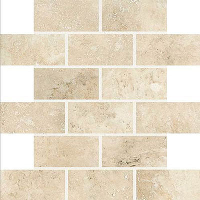 Daltile Esta Villa 2 x 4 12" x 12"-Porcelain Mosaic-Daltile-Terrace Beige Mosaic-12" x 12"-State Tile