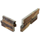American Olean Stacked Stone Corner 6" x 24"-Natural Stone Tile-American Olean-Tibetan Slate-6" x 24"-State Tile