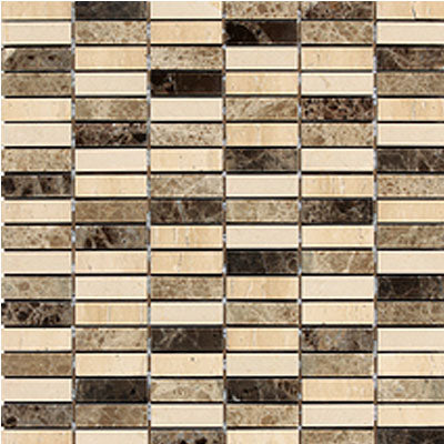 Daltile Decorative Accents 12" x 12"-Natural Stone Mosaic-Daltile-Ticino Blend-12" x 12"-State Tile