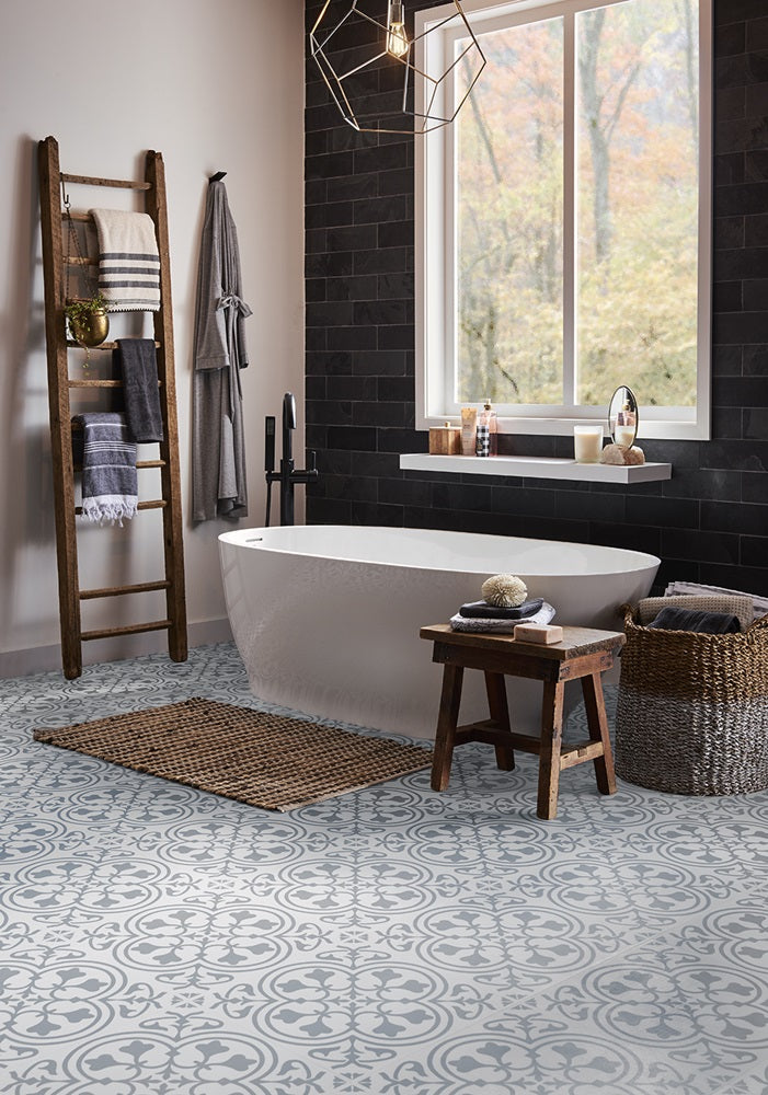 Mannington Adura Apex Trellis 16" x 48" Steel