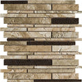 Marazzi Archaeology Random Linear 12" x 12"-Porcelain Mosaic-Marazzi-Babylon-12" x 12"-State Tile
