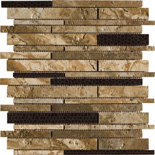 Marazzi Archaeology Random Linear 12" x 12"-Porcelain Mosaic-Marazzi-Chaco Canyon-12" x 12"-State Tile