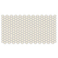 American Olean Unglazed Mosaic 1" Hex 12" x 24"-Porcelain Mosaic-American Olean-Almond-12" x 24"-State Tile