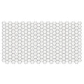 American Olean Unglazed Mosaic 1" Hex 12" x 24"-Porcelain Mosaic-American Olean-Ice White-12" x 24"-State Tile