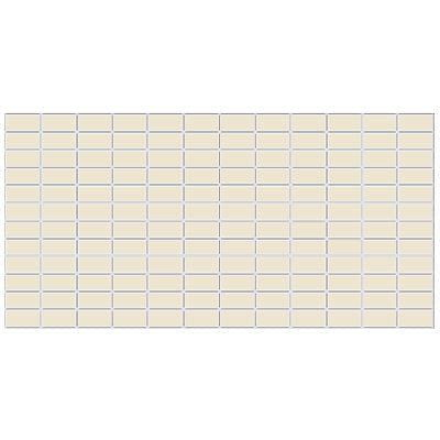 American Olean Unglazed Mosaic 2 x 1 Brick Joint 12" x 24"-Porcelain Mosaic-American Olean-Biscuit-12" x 24"-State Tile