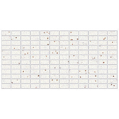 American Olean Unglazed Mosaic 2 x 1 Brick Joint 12" x 24"-Porcelain Mosaic-American Olean-Salt & Pepper-12" x 24"-State Tile