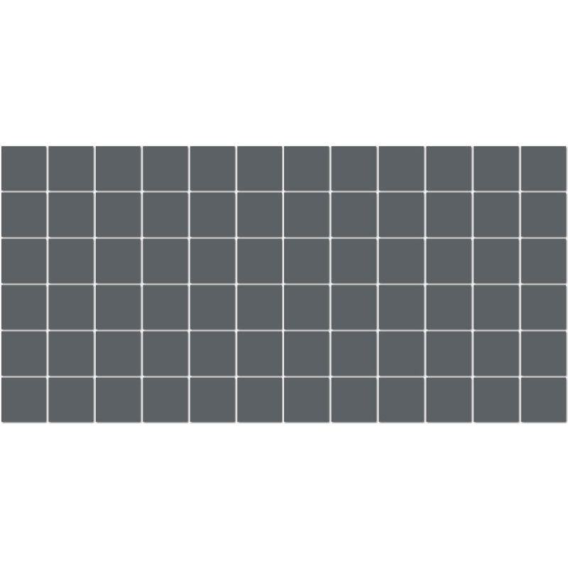 American Olean Unglazed Mosaic 2 x 2 12" x 24"-Porcelain Mosaic-American Olean-Black-12" x 24"-State Tile