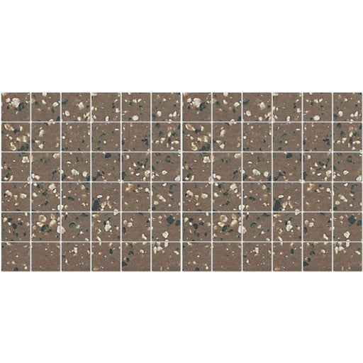 American Olean Unglazed Mosaic 2 x 2 12" x 24"-Porcelain Mosaic-American Olean-Nutmeg Speckle-12" x 24"-State Tile