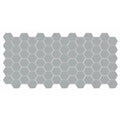 American Olean Unglazed Mosaic 2" Hex 12" x 24"-Porcelain Mosaic-American Olean-Light Smoke-12" x 24"-State Tile