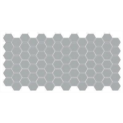American Olean Unglazed Mosaic 2" Hex 12" x 24"-Porcelain Mosaic-American Olean-Light Smoke-12" x 24"-State Tile