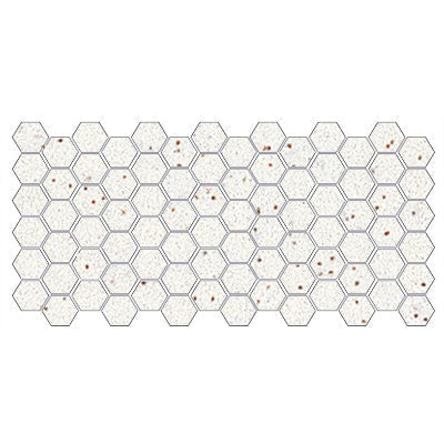 American Olean Unglazed Mosaic 2" Hex 12" x 24"-Porcelain Mosaic-American Olean-Salt & Pepper-12" x 24"-State Tile