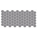 American Olean Unglazed Mosaic 2" Hex 12" x 24"-Porcelain Mosaic-American Olean-Storm Gray-12" x 24"-State Tile