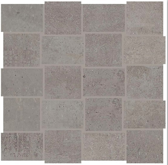 American Olean Union 12" x 12"-Porcelain Mosaic-American Olean-Industrial Gray-12" x 12"-State Tile