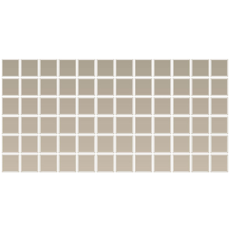 Daltile Color Wheel Mosaic 2 x 2 12" x 24"-Ceramic Mosaic-Daltile-Urban Putty-12" x 24"-State Tile