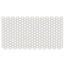 American Olean Unglazed Mosaic 1" Hex 12" x 24"-Porcelain Mosaic-American Olean-Vanilla Cream-12" x 24"-State Tile