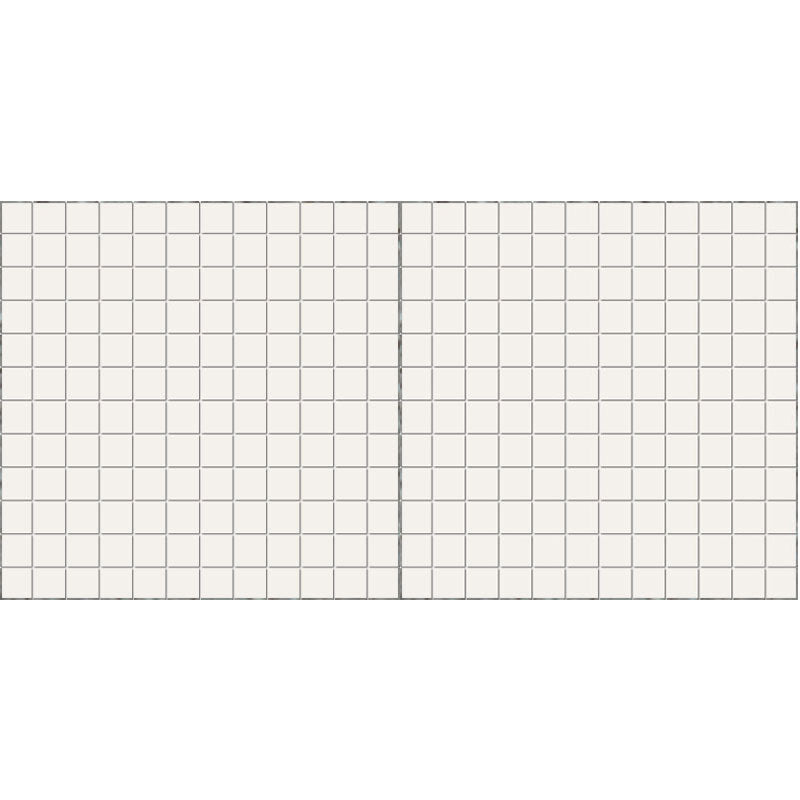 American Olean Unglazed Mosaic 1 x 1 12" x 24"-Porcelain Mosaic-American Olean-Vanilla Cream-12" x 24"-State Tile