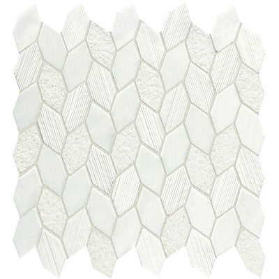 Marazzi Candora 11.19" x 12.25"-Natural Stone Mosaic-Marazzi-Vestal White-11.19" x 12.25"-State Tile