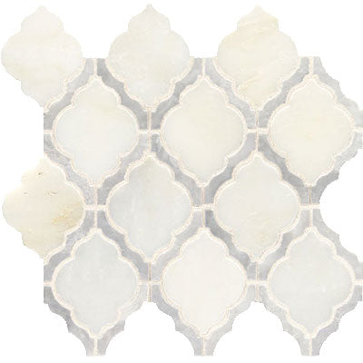 Marazzi Candora 11.69" x 12"-Natural Stone Mosaic-Marazzi-Vestal White Blend-11.69" x 12"-State Tile