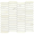 Marazzi Candora Linear Hex 12.37" x 13.32"-Natural Stone Mosaic-Marazzi-Vestal White-12.37" x 13.32"-State Tile