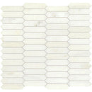 Marazzi Candora Linear Hex 12.37" x 13.32"-Natural Stone Mosaic-Marazzi-Vestal White-12.37" x 13.32"-State Tile