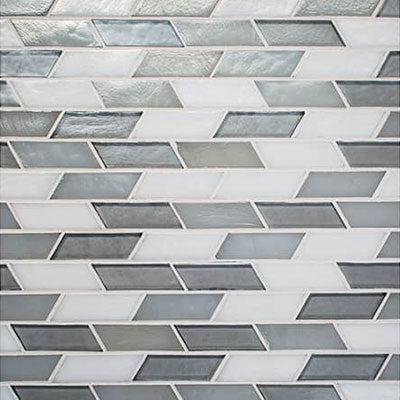 Daltile Illuminary Oscillating 12" x 12"-Glass Mosaic-Daltile-Whisper Blend-12" x 12"-State Tile