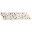 Bati Orient Pebbles Sliced Matte 4" x 12"-Natural Stone Mosaic-Bati Orient-White-4" x 12"-State Tile