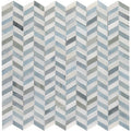 Marazzi Candora 11.81" x 12"-Natural Stone Mosaic-Marazzi-White and Blue Blend-11.81" x 12"-State Tile