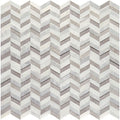 Marazzi Candora 11.81" x 12"-Natural Stone Mosaic-Marazzi-White and Gray Blend-11.81" x 12"-State Tile