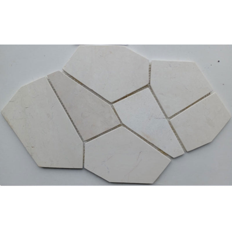 Bati Orient Opus 11.4" x 17.7"-Marble Mosaic-Bati Orient-White-11.4" x 17.7"-State Tile