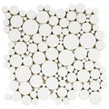 Bati Orient Round Mosaic Reconstituted 12" x 12"-Mosaic-Bati Orient-White-12" x 12"-State Tile