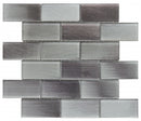 Bati Orient Linear Brick Pattern 11.8" x 11.8"-Glass Mosaic-Bati Orient-Light Grey-11.8" x 11.8"-State Tile