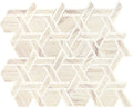 Daltile Fonte 10.25" x 11.43"-Natural Stone Mosaic-Daltile-Pier White Blend-10.25" x 11.43"-State Tile